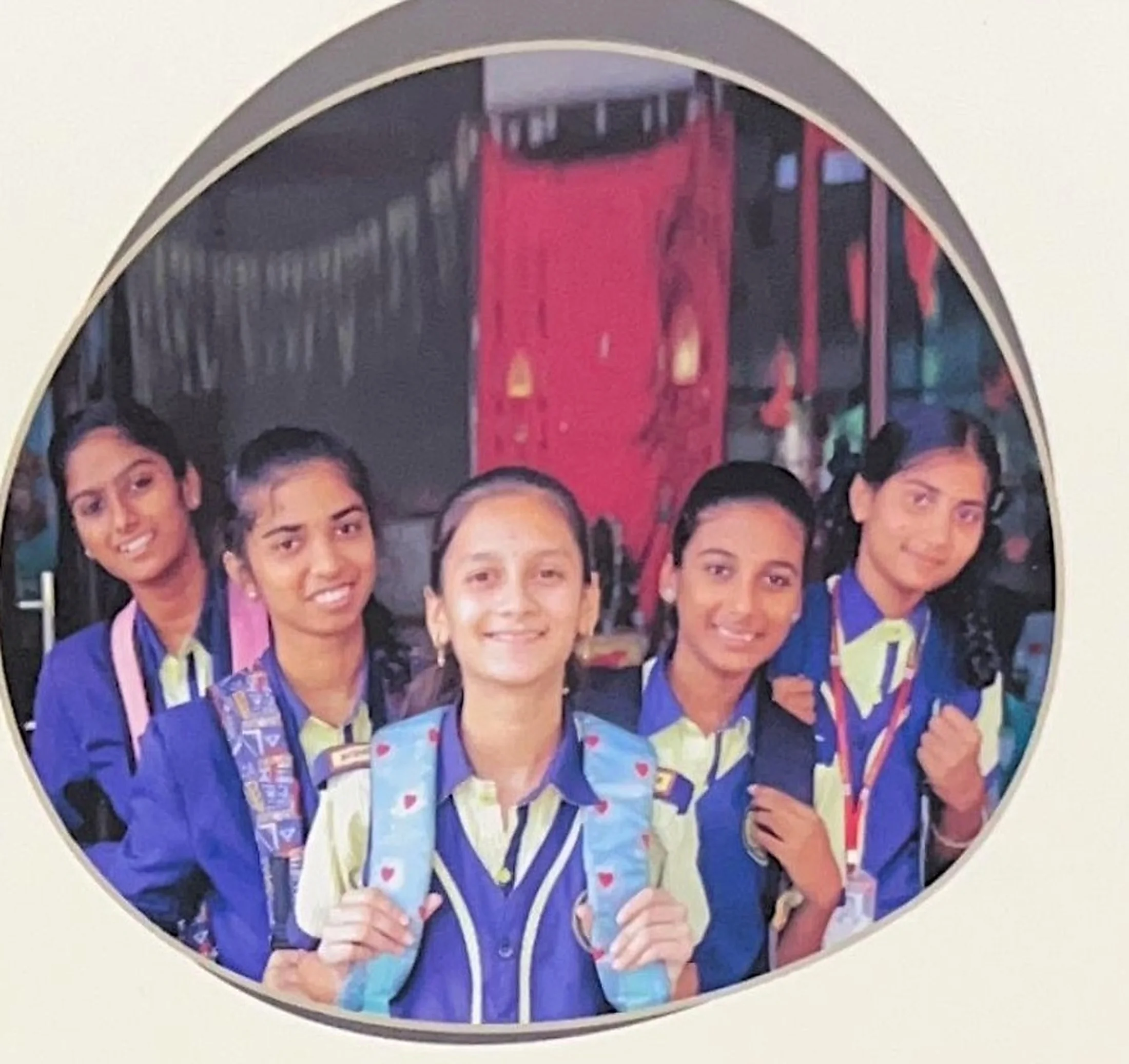 Akshara High School students